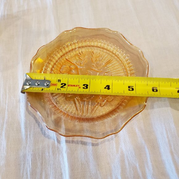 Lot of Iris & Herringbone Iridescent Vintage Glass - Picture 3 of 9